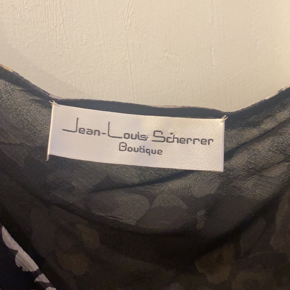 Vintage Jean-Louis Scherrer 100% Silk Floral Tank - Picture 7 of 9